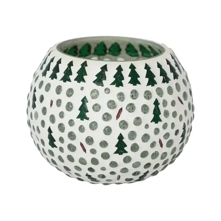 Creative Co-Op Glass Votive Holder Trees