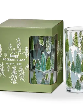 ASPEN DRINKS GLASS S/4
