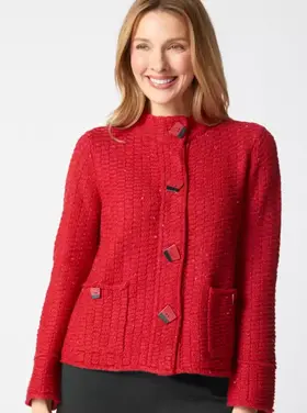 Habitat HARVEST TWEED BRICK STITCH CARDIGAN