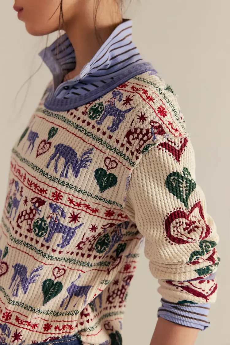 Free People Blissful Layering Tee