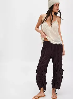 Free People Scorpio Shirred Pant