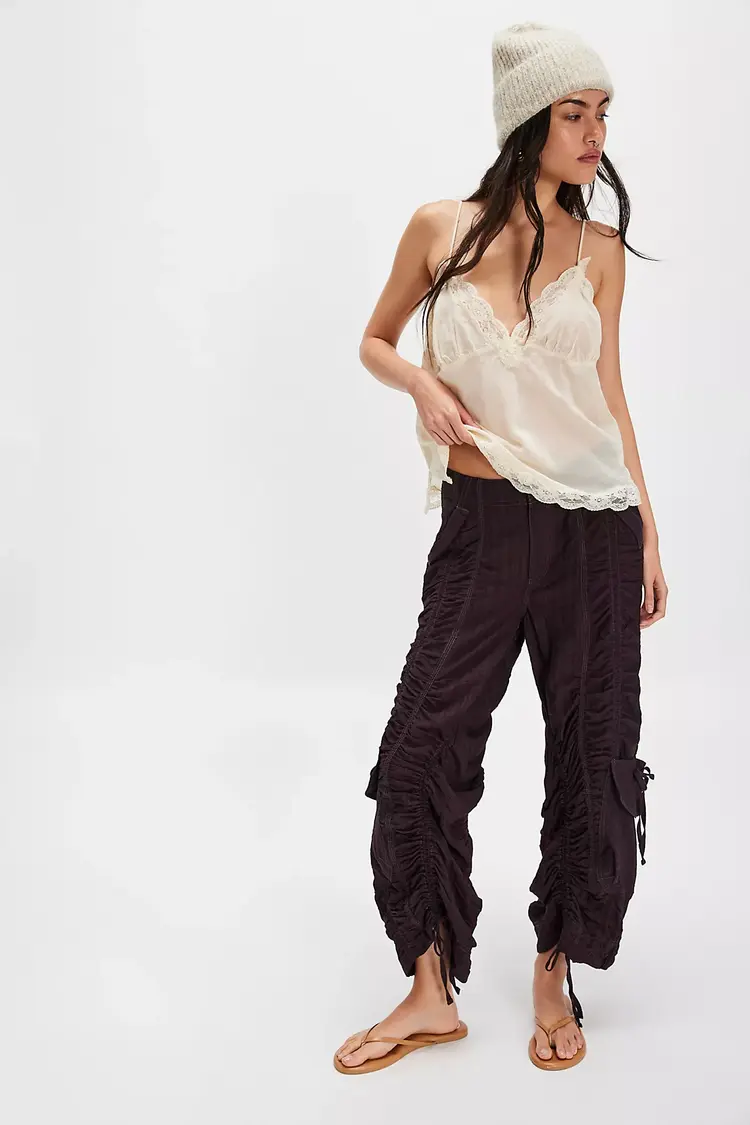 Free People Scorpio Shirred Pant