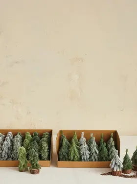 Creative Co-Op Single Faux Evergreen Trees