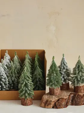 Creative Co-Op Single Lg Faux Evergreen Trees