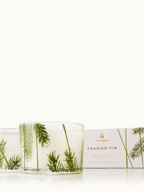 Thymes FFr Cdle Set, Pine Needle Design