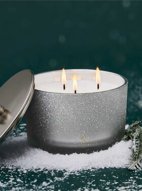 Thymes FFr Lg 3 Wick Cndl, Flock Col 18oz