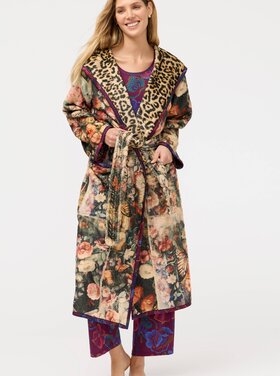 Johnny Was Aditi Robe- Reversible Leopard S/M
