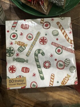 Creative Co-Op 6-1/2" Sq Paper Napkins Multi