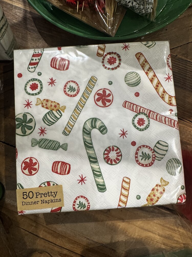 Creative Co-Op 6-1/2" Sq Paper Napkins Multi