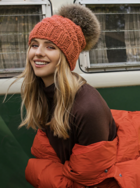 Kyi Kyi Highline Handmade Fur Beanie Canyon/Coyote