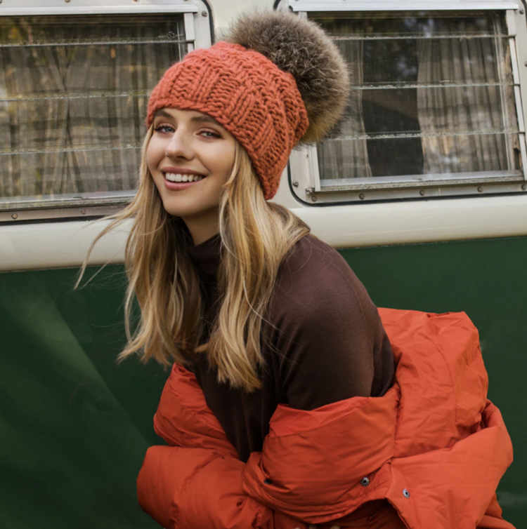 Kyi Kyi Highline Handmade Fur Beanie Canyon/Coyote