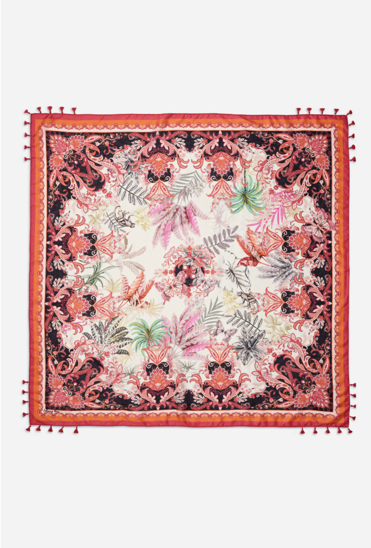 Johnny Was Anthei Silk Scarf