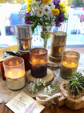 Himalayan Trading Post Hurricane Matte Gold Grapefruit Pine