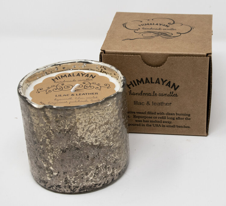 Himalayan Trading Post Artisan Glass Tumbler Matte Gold Bourbon Vanilla