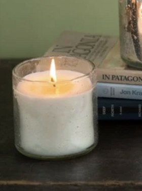 Himalayan Trading Post Artisan Glass Tumbler Clear Bourbon Vanilla