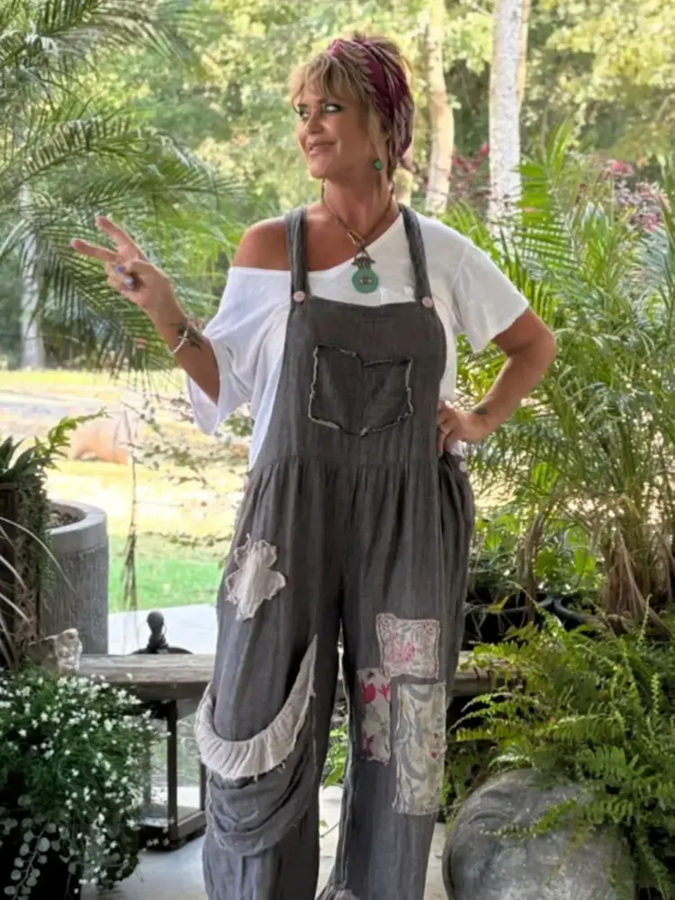 Jaded Gypsy Prairie View Overalls