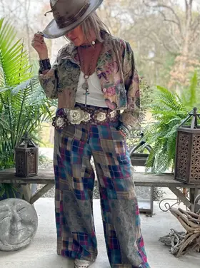 Jaded Gypsy Plum Right Pants