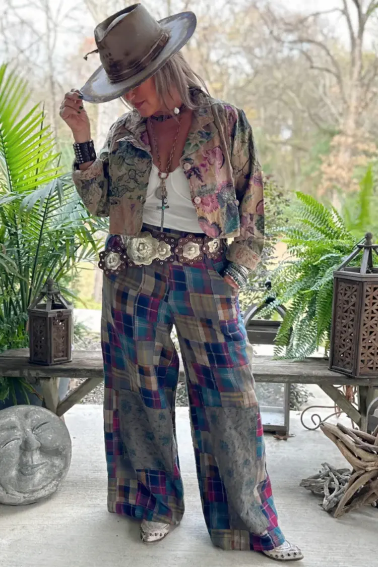 Jaded Gypsy Plum Right Pants