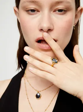 UNO De 50 Ser Deslumbrante Ring 15 Gold