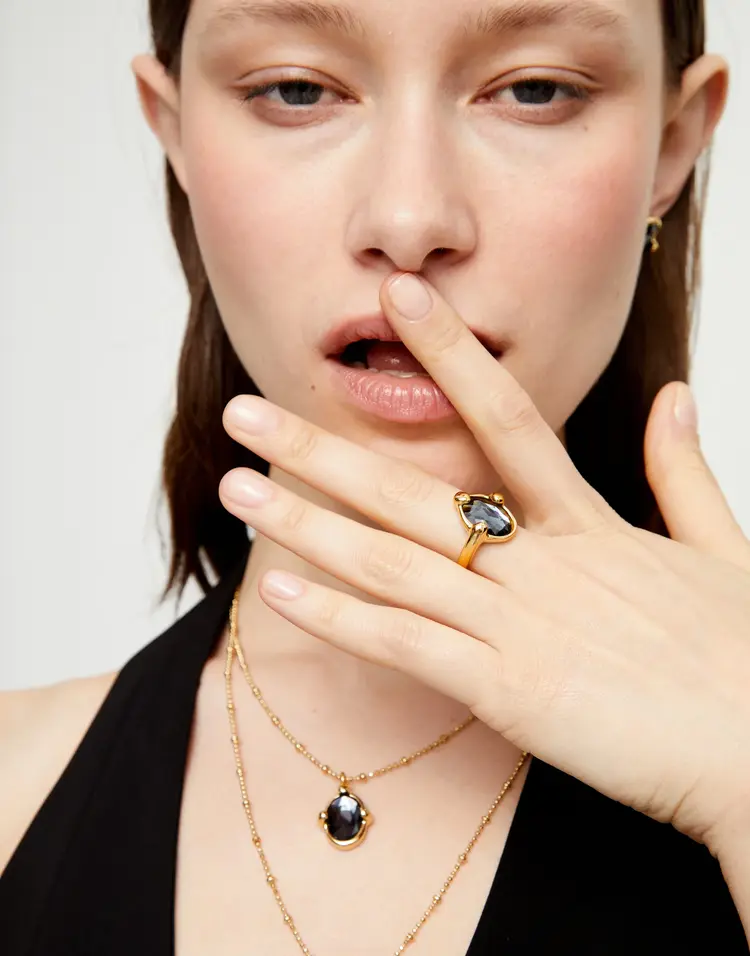 UNO De 50 Ser Deslumbrante Ring 15 Gold