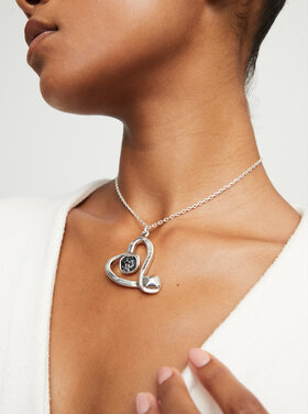 UNO De 50 Ser Expresiva Necklace Silver Dark