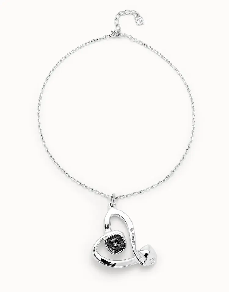 UNO De 50 Ser Expresiva Necklace Silver Dark