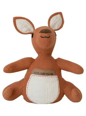 Creative Co-Op Double Cloth Kangaroo Tooth Fairy Pillow