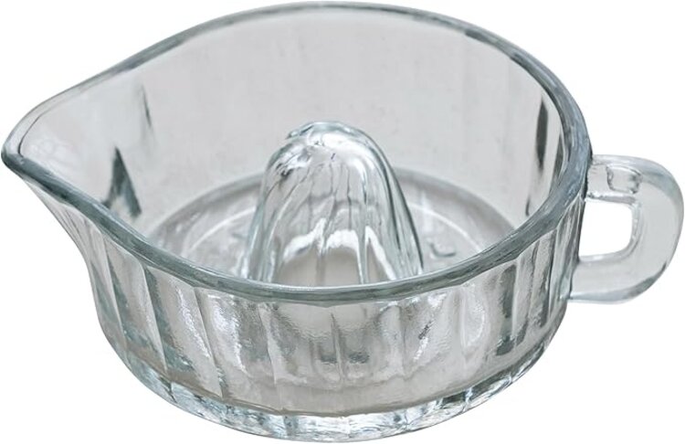 Creative Co-Op 10 oz. Pressed Glass Juicer w/ Handle