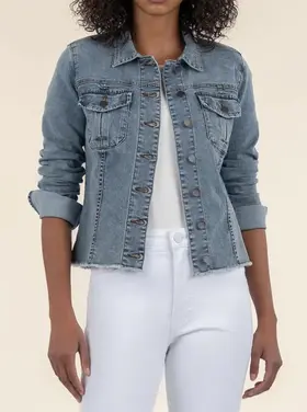 Kut from the Kloth / STS Blue Kara Jacket with Fray