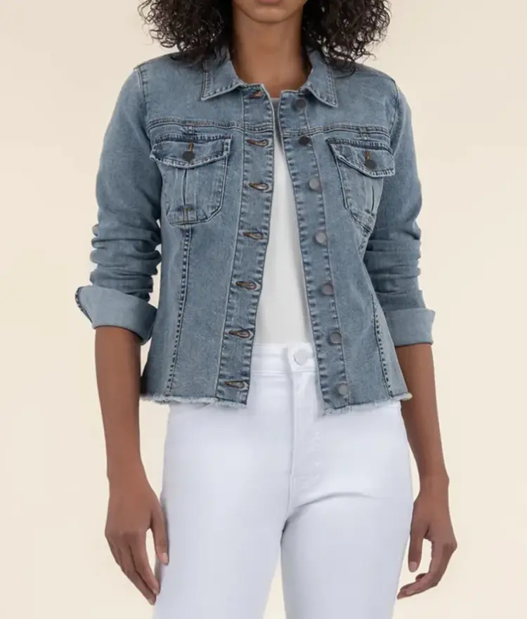 Kut from the Kloth / STS Blue Kara Jacket with Fray