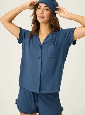 PJ Salvage Pointelle SS Short Set