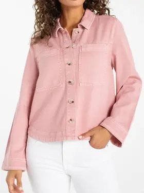 Liverpool Los Angeles Hi Lo Denim Shacket