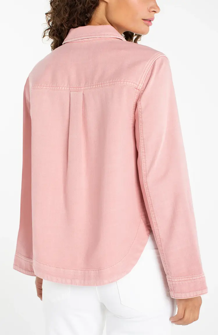 Liverpool Los Angeles Hi Lo Denim Shacket