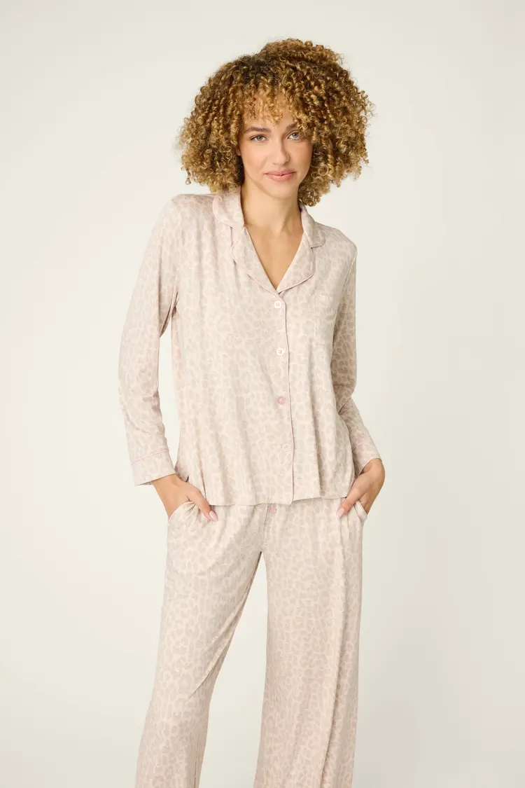 PJ Salvage Lux Leopard PJ Set