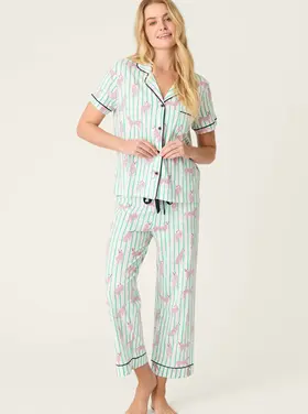 PJ Salvage Leopard Whimsy PJ Set