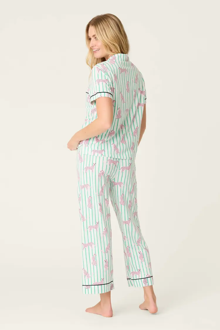PJ Salvage Leopard Whimsy PJ Set