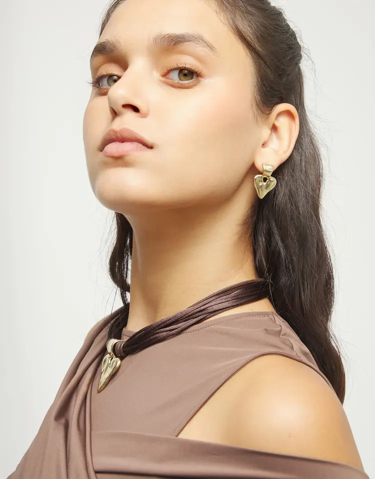 UNO De 50 Beat Medium Stud Earrings Gold