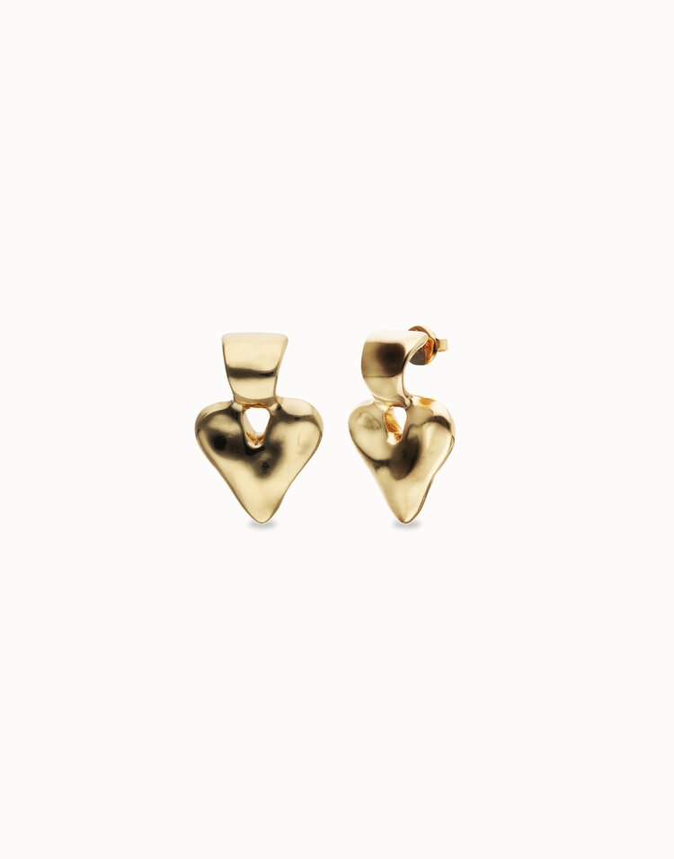 UNO De 50 Beat Medium Stud Earrings Gold