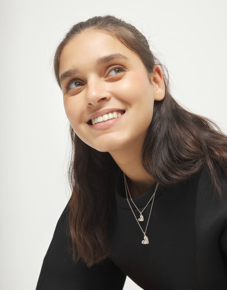 UNO De 50 Beat Small Heart Silver Necklace