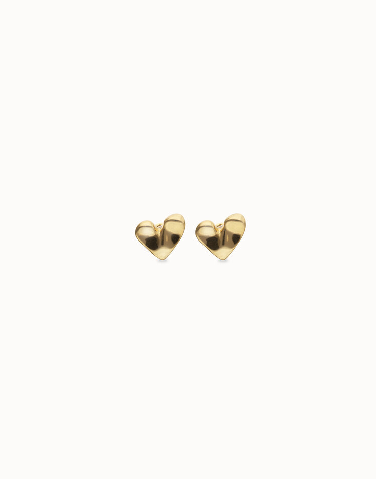 UNO De 50 Beat Stud Earrings Gold