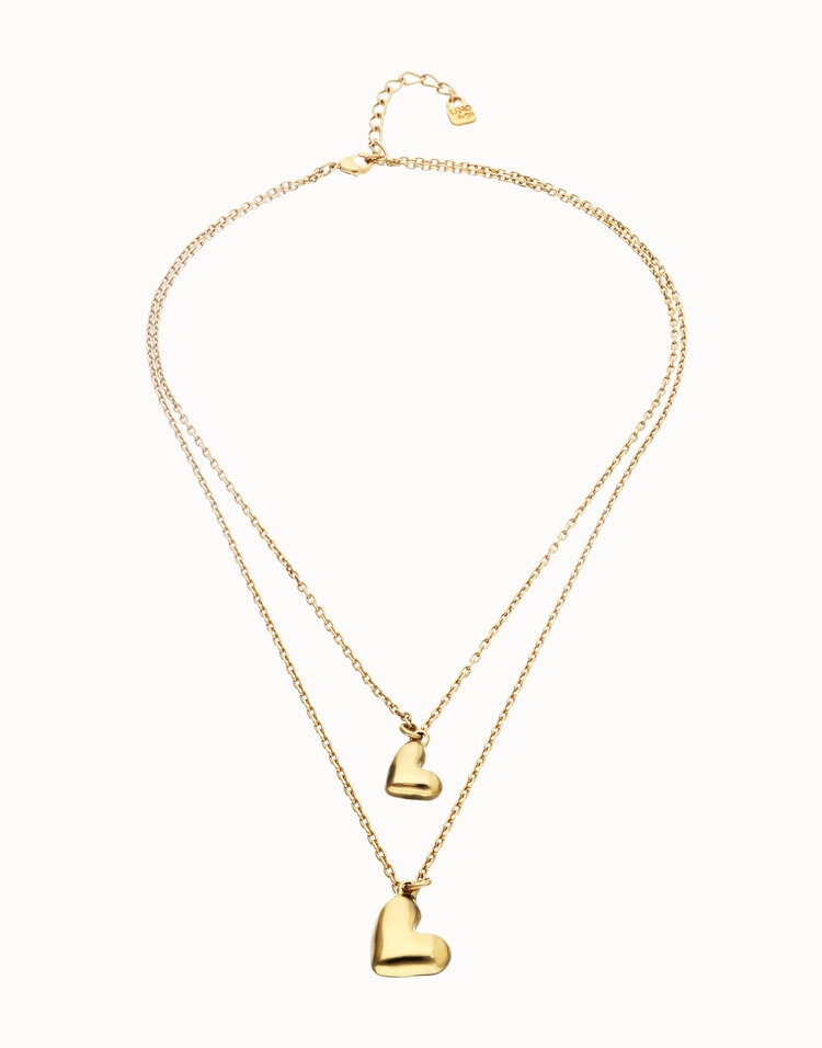 UNO De 50 Beat Small Heart Gold Necklace