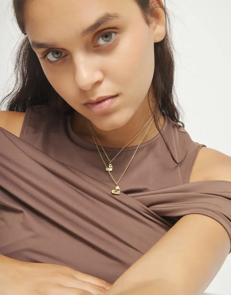 UNO De 50 Beat Small Heart Gold Necklace