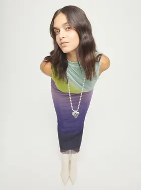 UNO De 50 Beat Large Heart Necklace Silver