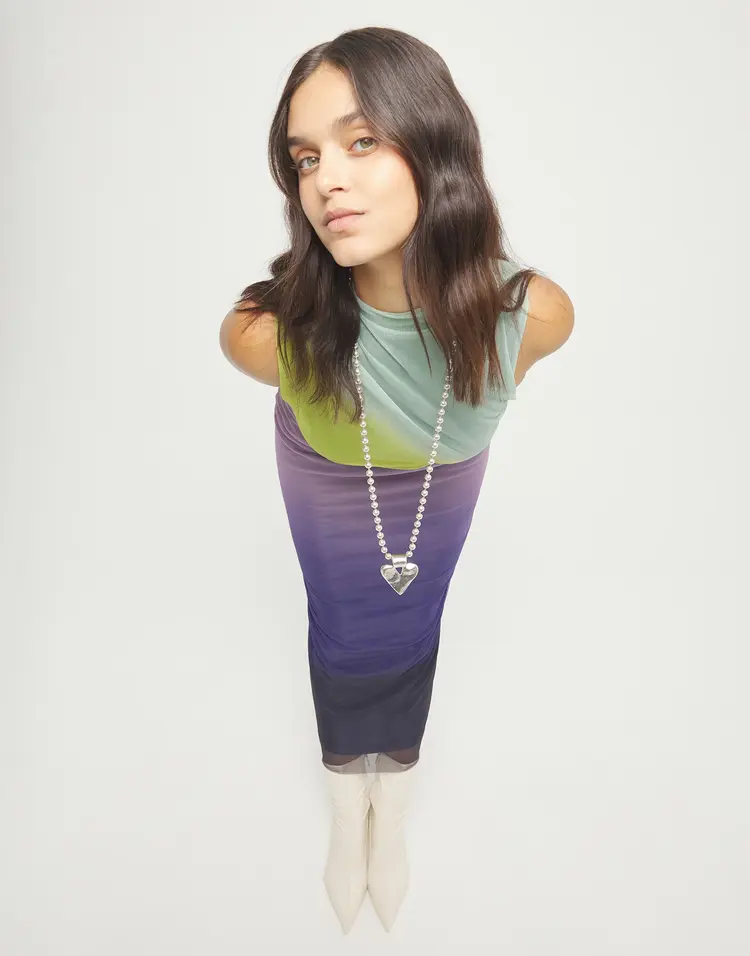 UNO De 50 Beat Large Heart Necklace Silver