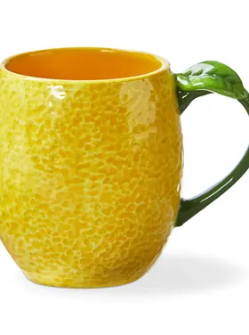 LEMON SCULPTED MUG