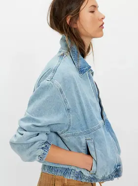 Free People Birdie Denim Jacket