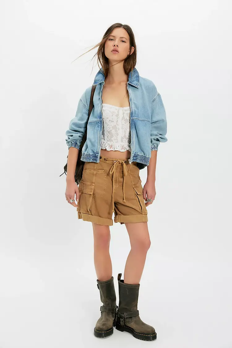 Free People Birdie Denim Jacket