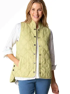 Habitat WASHED QUILT COTTON VEST