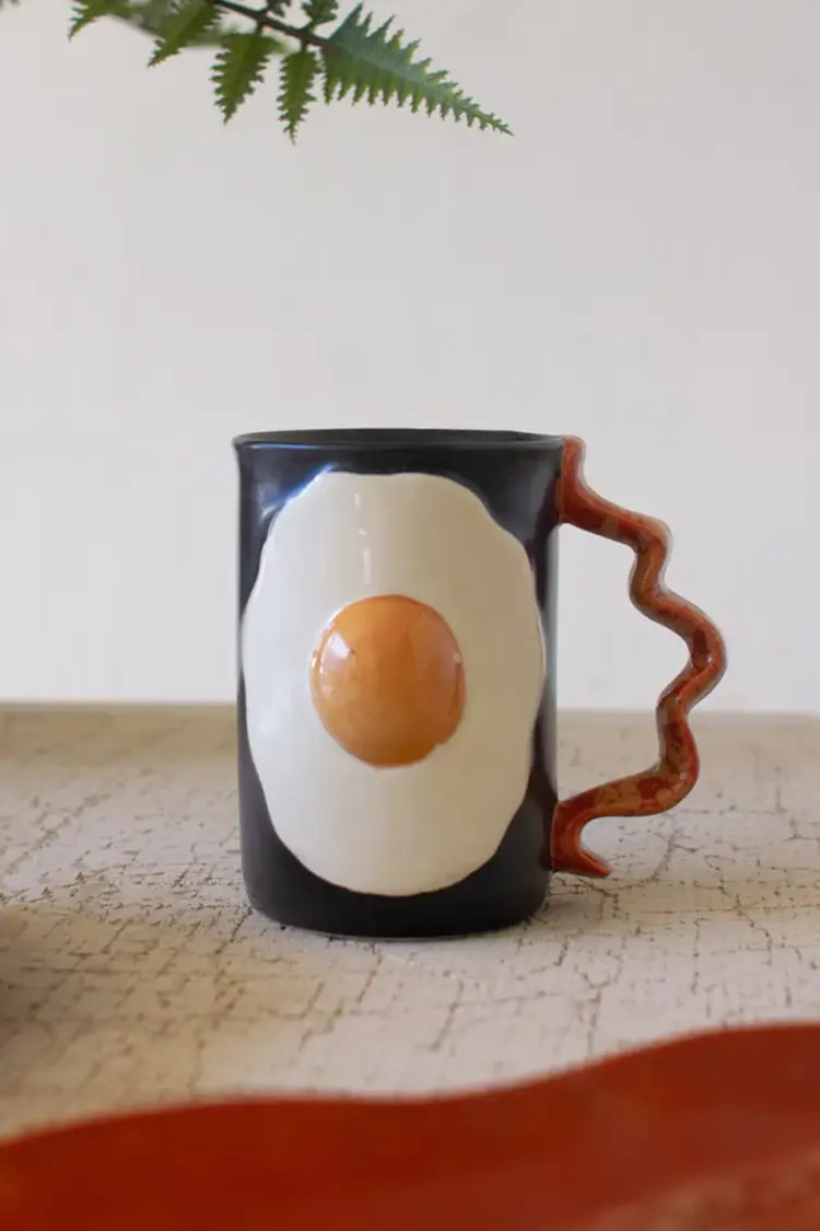 Bacon and Eggs Ceramic Mug