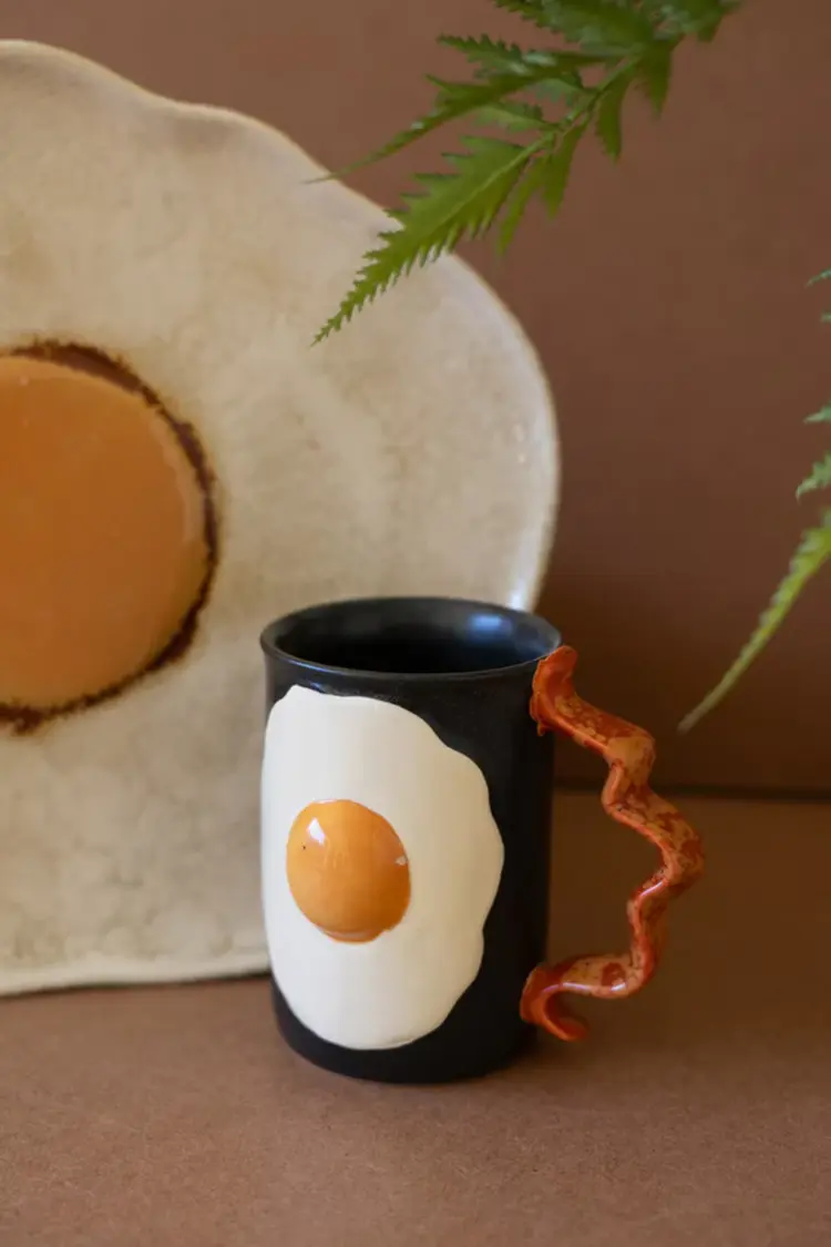 Bacon and Eggs Ceramic Mug